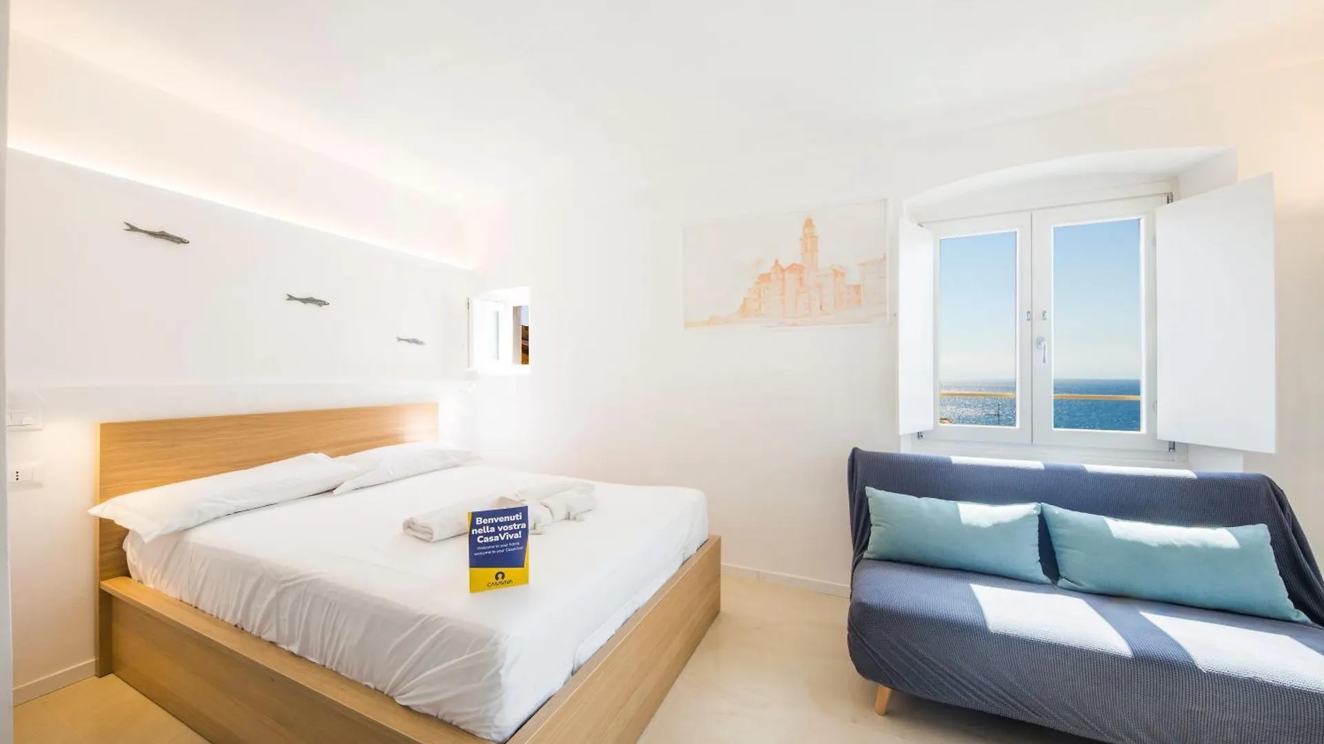 Casaviva - Elegant Seaview Studio In Camogli